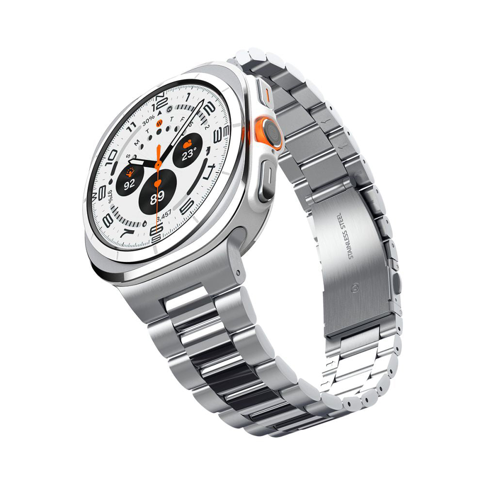 Каишка Spigen Modern Fit за Samsung Galaxy Watch Ultra Series, сребриста AMP08823