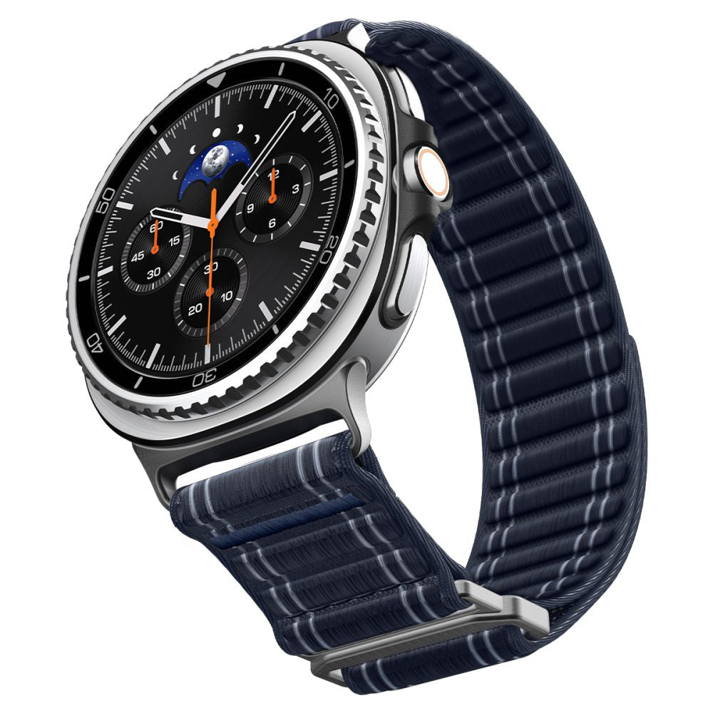 Каишка Spigen WBF0 за Samsung Galaxy Watch8 / Watch8 Classic Series, Тъмносиня