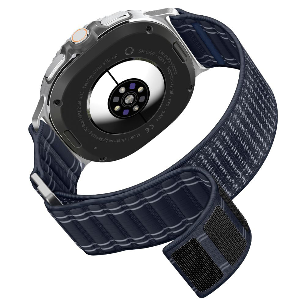 Каишка Spigen WBF0 за Samsung Galaxy Watch8 / Watch8 Classic Series, Тъмносиня