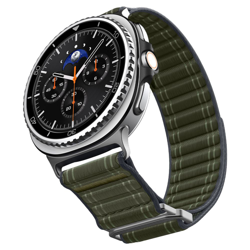 Каишка Spigen WBF0 за Samsung Galaxy Watch8 / Watch8 Classic Series, Зелена AMP10154