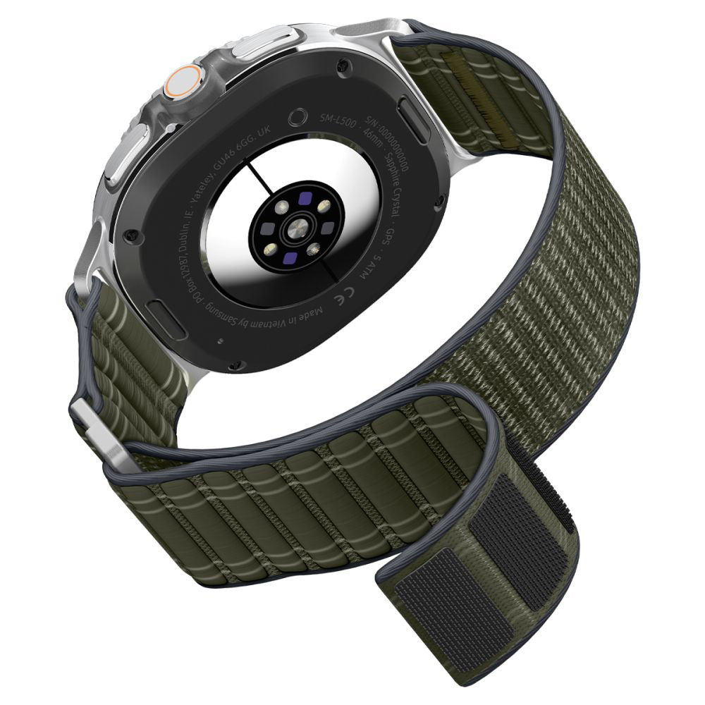 Каишка Spigen WBF0 за Samsung Galaxy Watch8 / Watch8 Classic Series, Зелена AMP10154