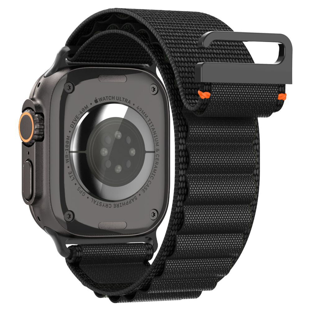 Каишка Spigen WBF1 за Apple Watch 49mm / 46mm / 45mm / 44mm Series, Черна AMP10144