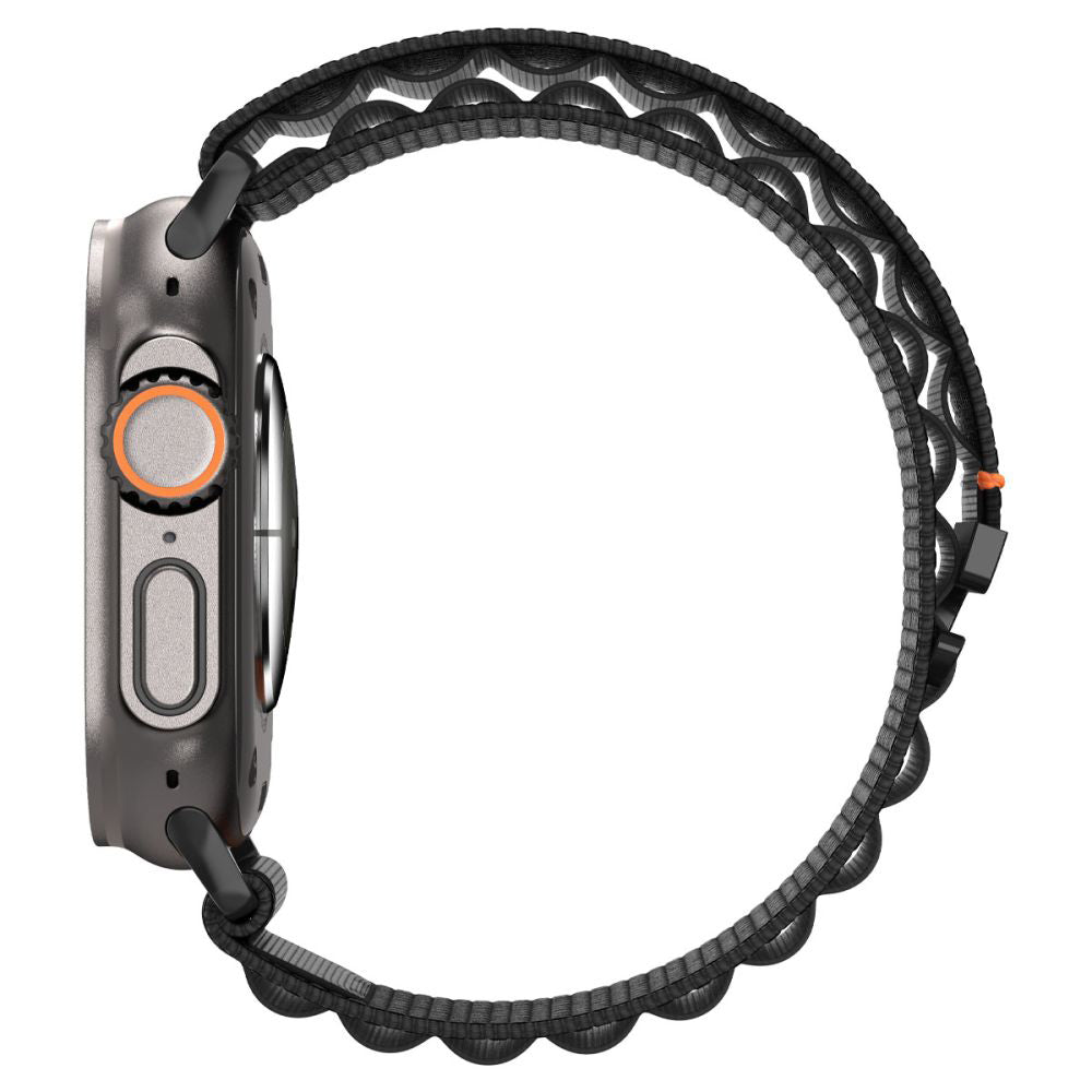Каишка Spigen WBF1 за Apple Watch 49mm / 46mm / 45mm / 44mm Series, Черна AMP10144