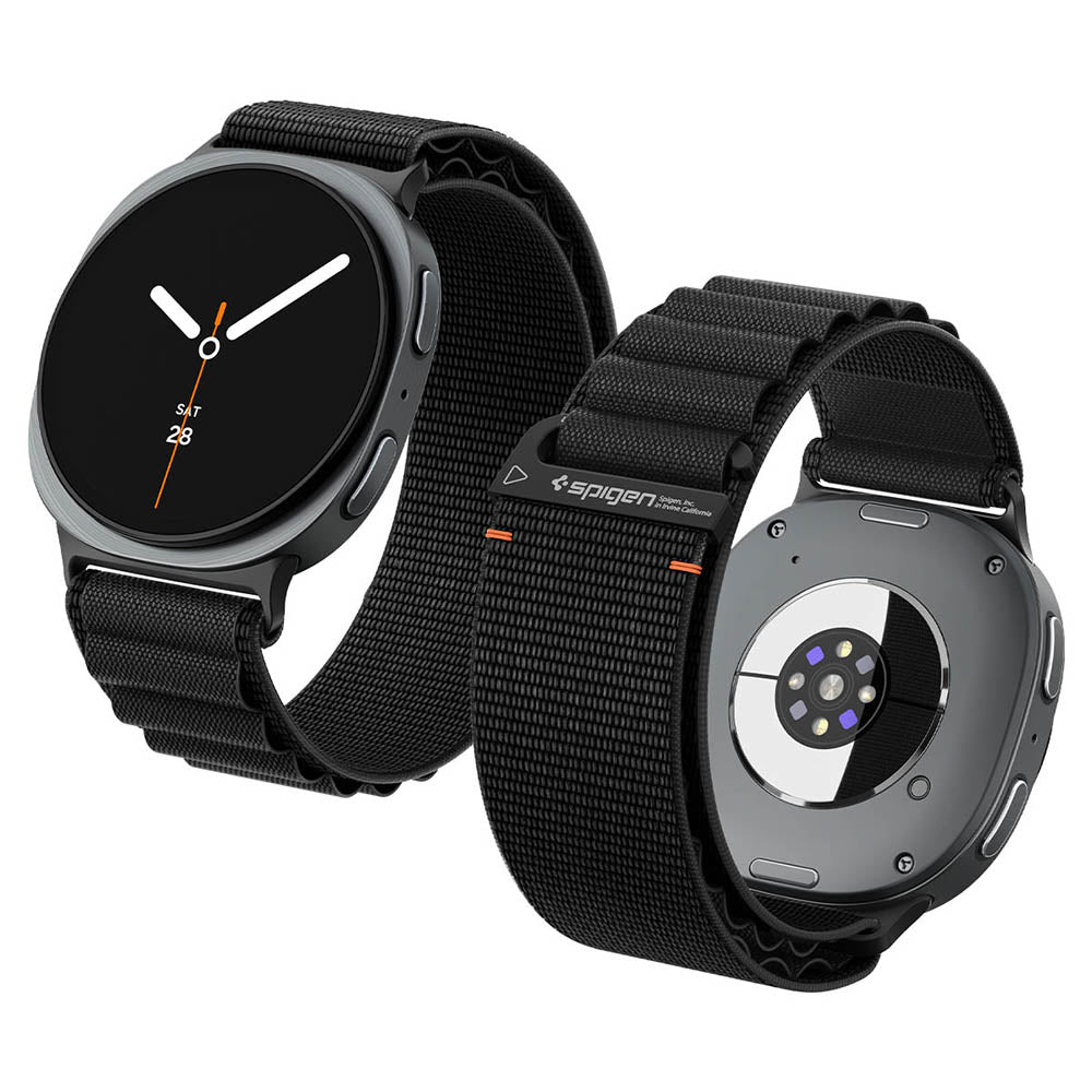 Каишка Spigen WBF1 за Samsung Galaxy Watch9 / Watch8 / Watch8 Classic Series, Черна AMP11607