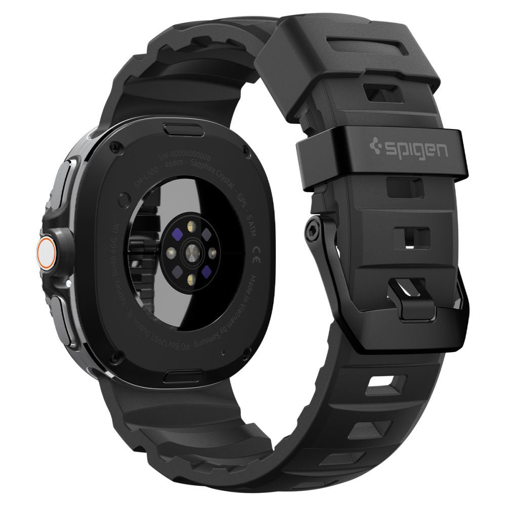 Каишка Spigen WBS2 за Samsung Galaxy Watch8 / Watch8 Classic Series, Черна AMP10151