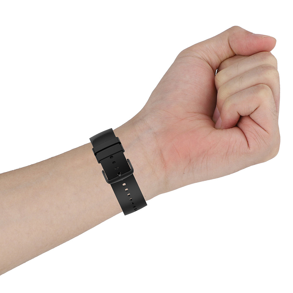 Techsuit W001 Strap for Samsung Galaxy Watch / Huawei Watch Series, Black