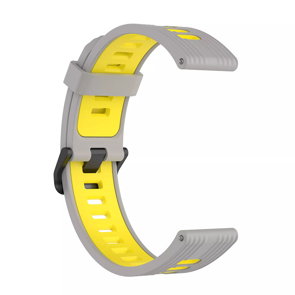 Каишка Techsuit W002 за Huawei Watch / Xiaomi Watch Series, 22mm, Сивa