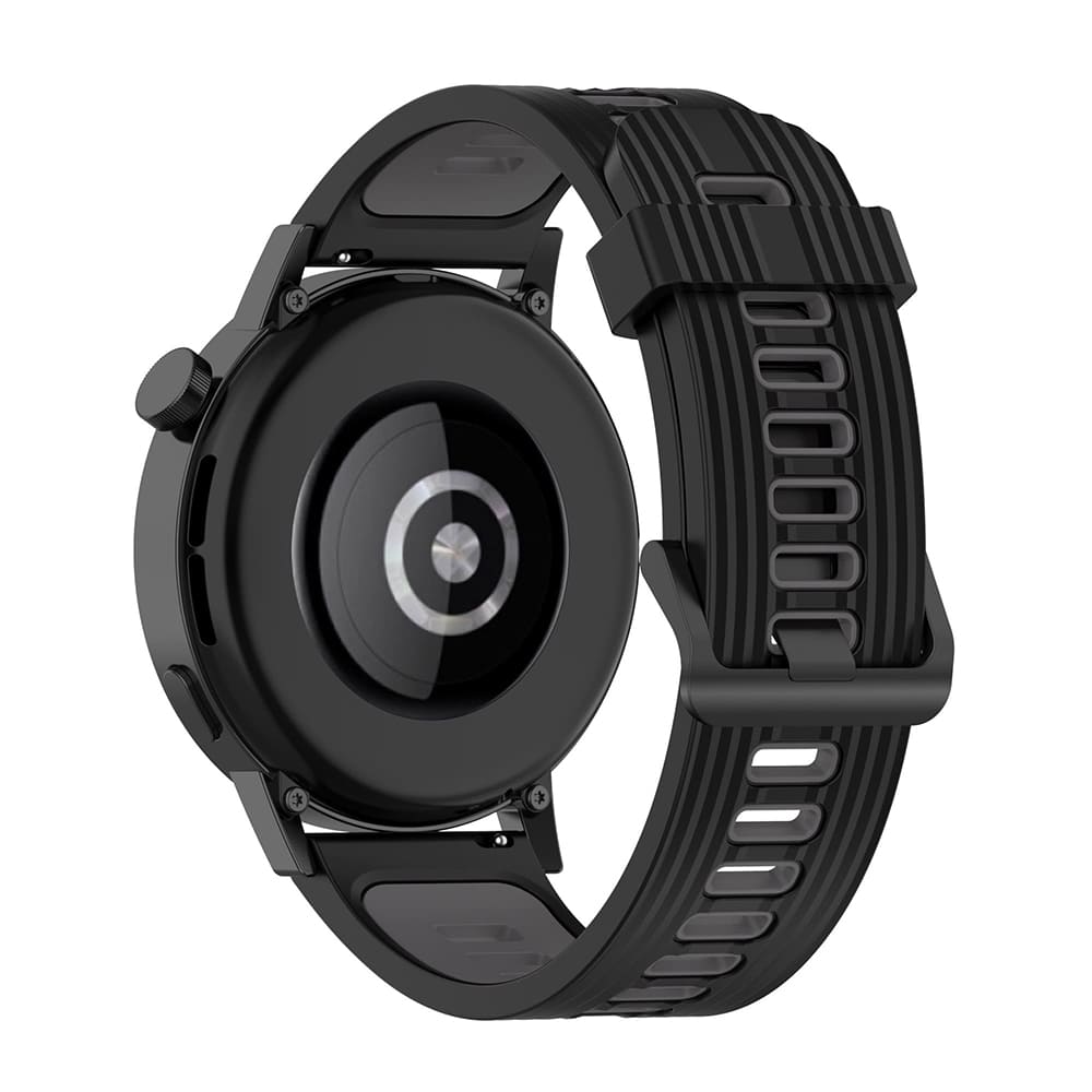 Каишка Techsuit W002 за Huawei Watch / Xiaomi Watch Series, 22mm, Черна