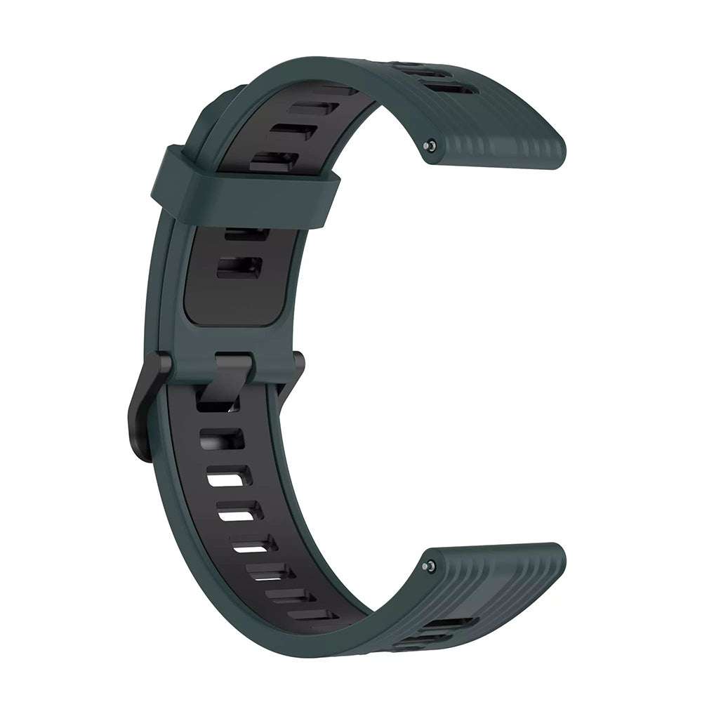 Каишка Techsuit W002 за Huawei Watch / Xiaomi Watch Series, 22mm, Зелена
