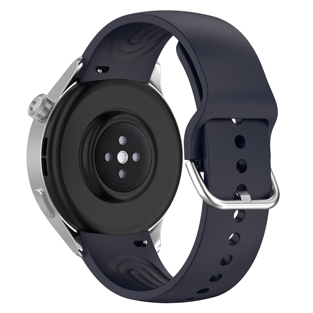 Каишка Techsuit W003 за Huawei Watch / Xiaomi Watch Series, 22mm, Тъмносиня