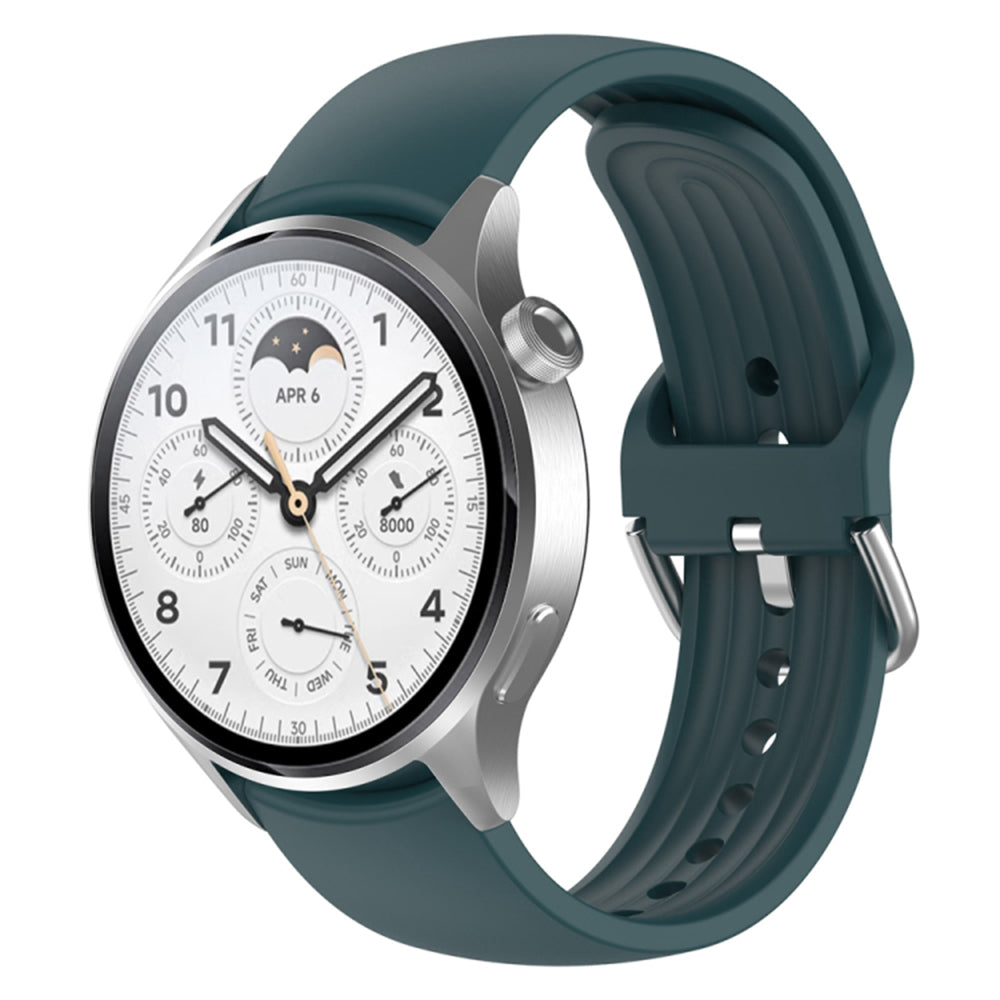 Каишка Techsuit W003 за Huawei Watch / Xiaomi Watch Series, 22mm, Зелена