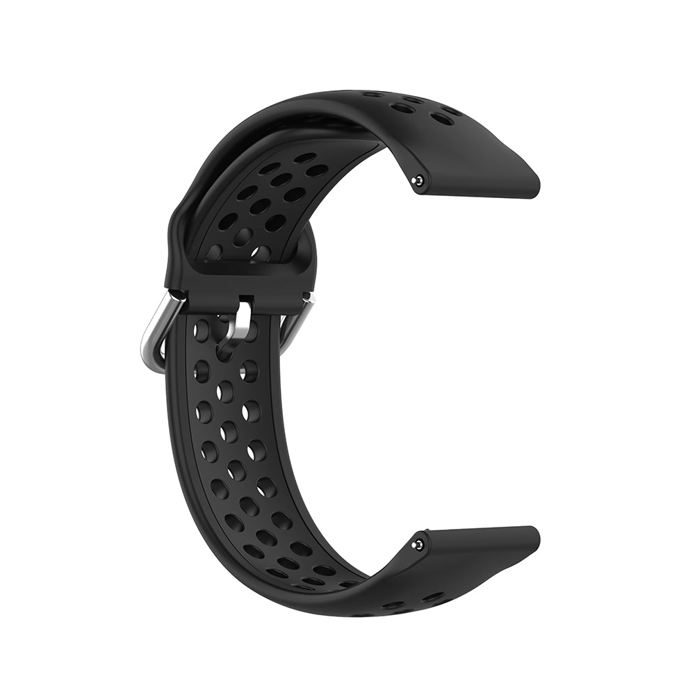 Каишка Techsuit W004 за Samsung Galaxy Watch / Huawei Watch Series, 20mm, Черна