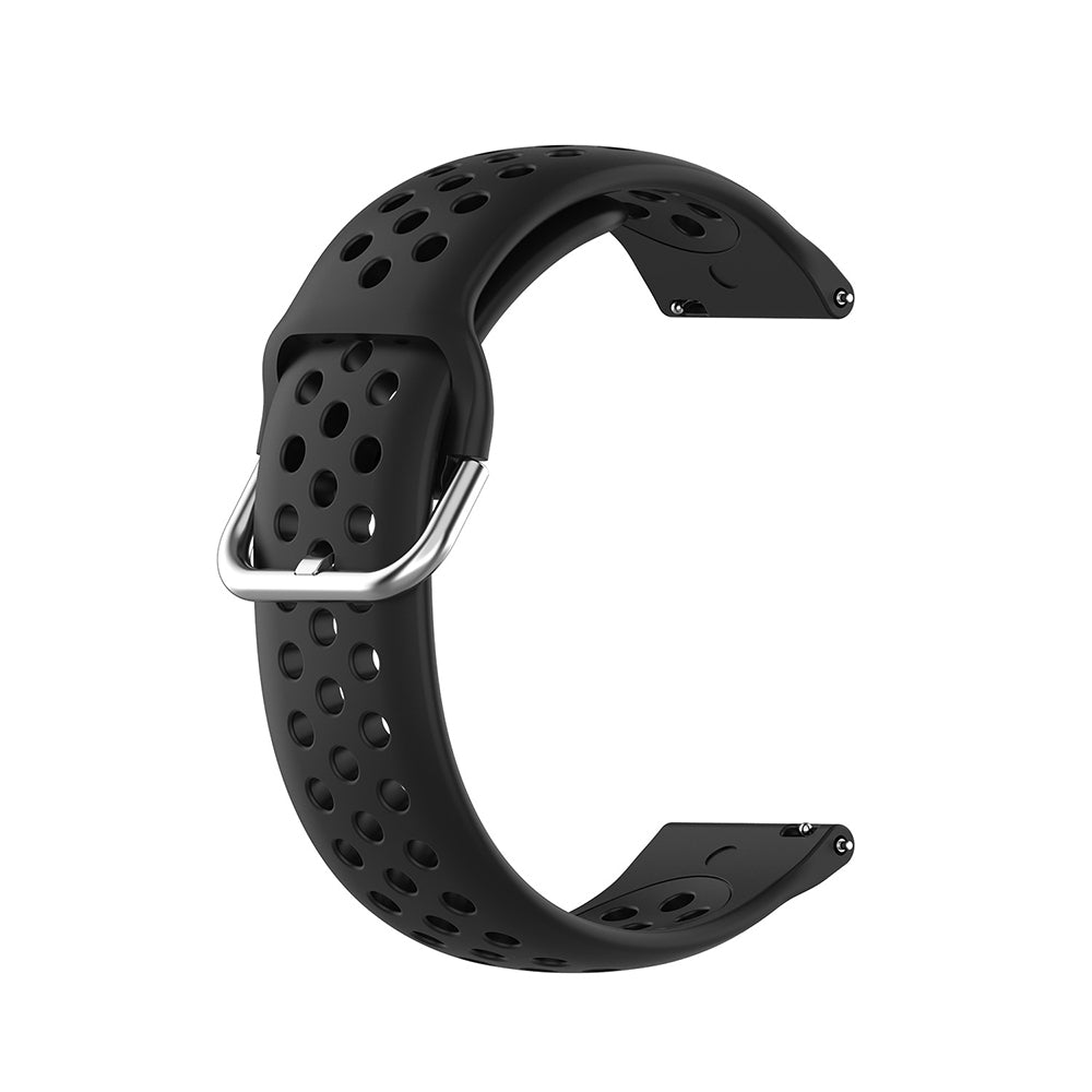Каишка Techsuit W004 за Samsung Galaxy Watch / Huawei Watch Series, 20mm, Черна