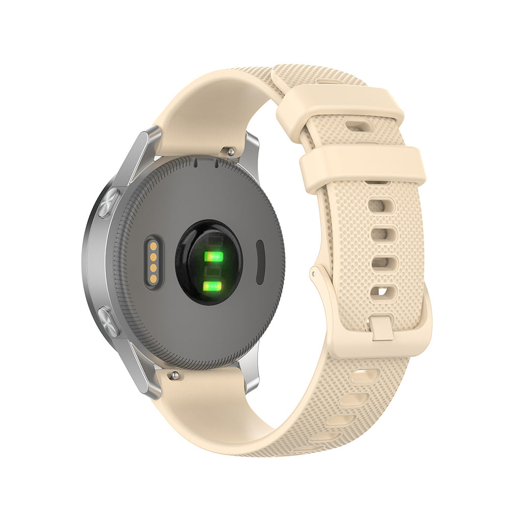 Каишка Techsuit W006 за Huawei Watch / Garmin Watch Series, 18mm, Крем