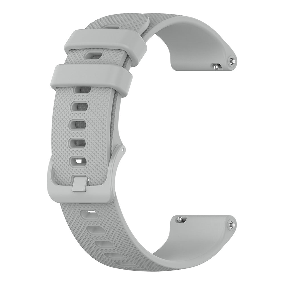 Каишка Techsuit W006 за Huawei Watch / Garmin Watch Series, 18mm, Сивa