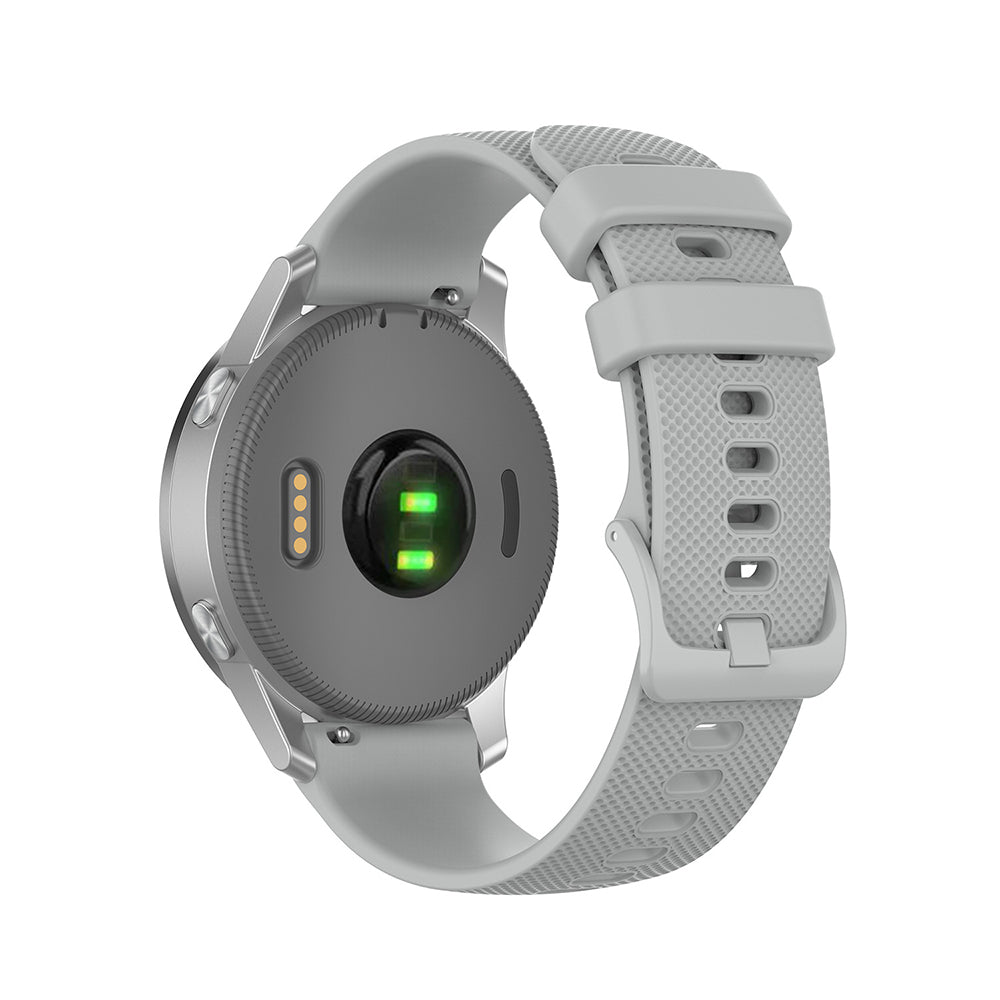 Каишка Techsuit W006 за Huawei Watch / Garmin Watch Series, 18mm, Сивa