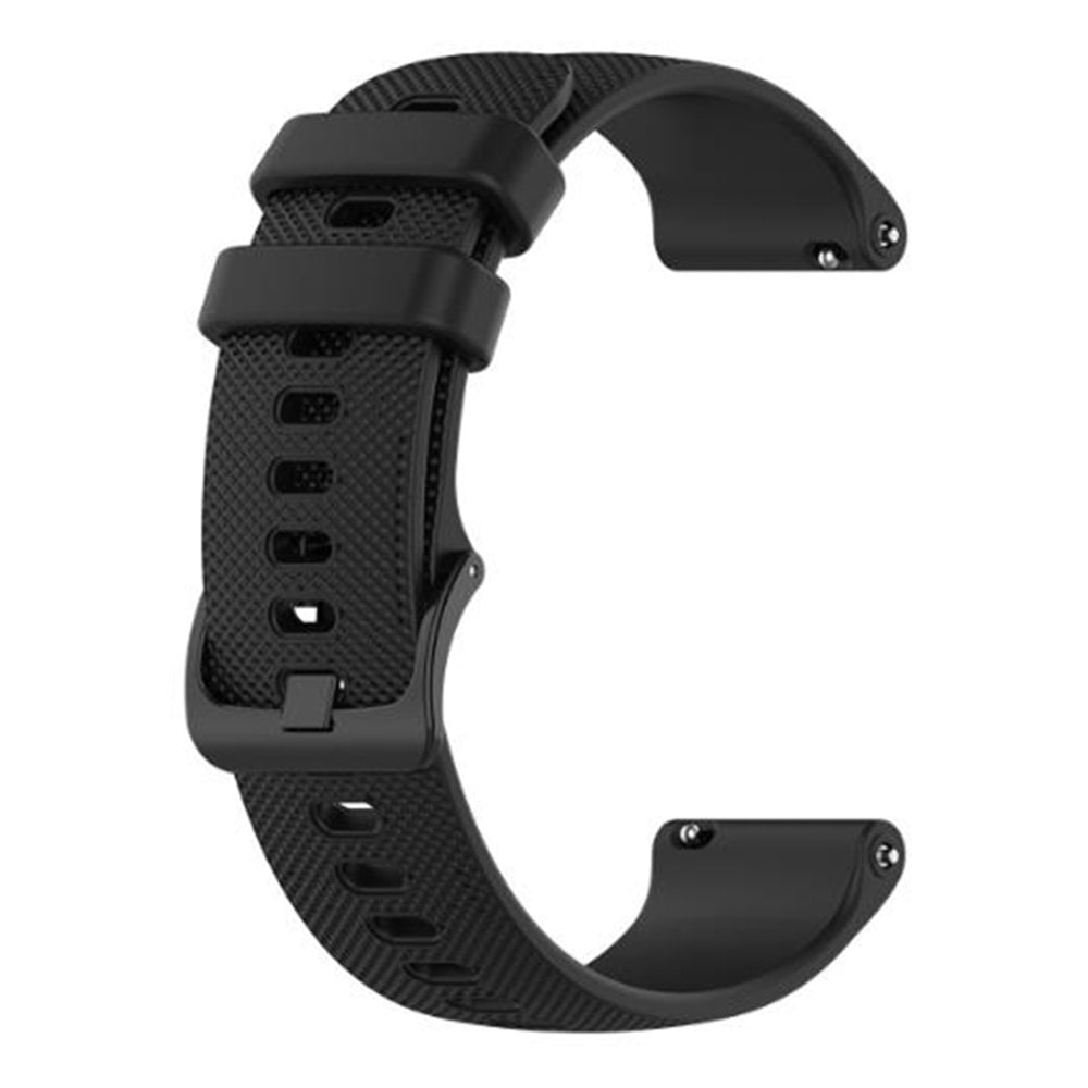 Каишка Techsuit W006 за Huawei Watch / Garmin Watch Series, 18mm, Черна