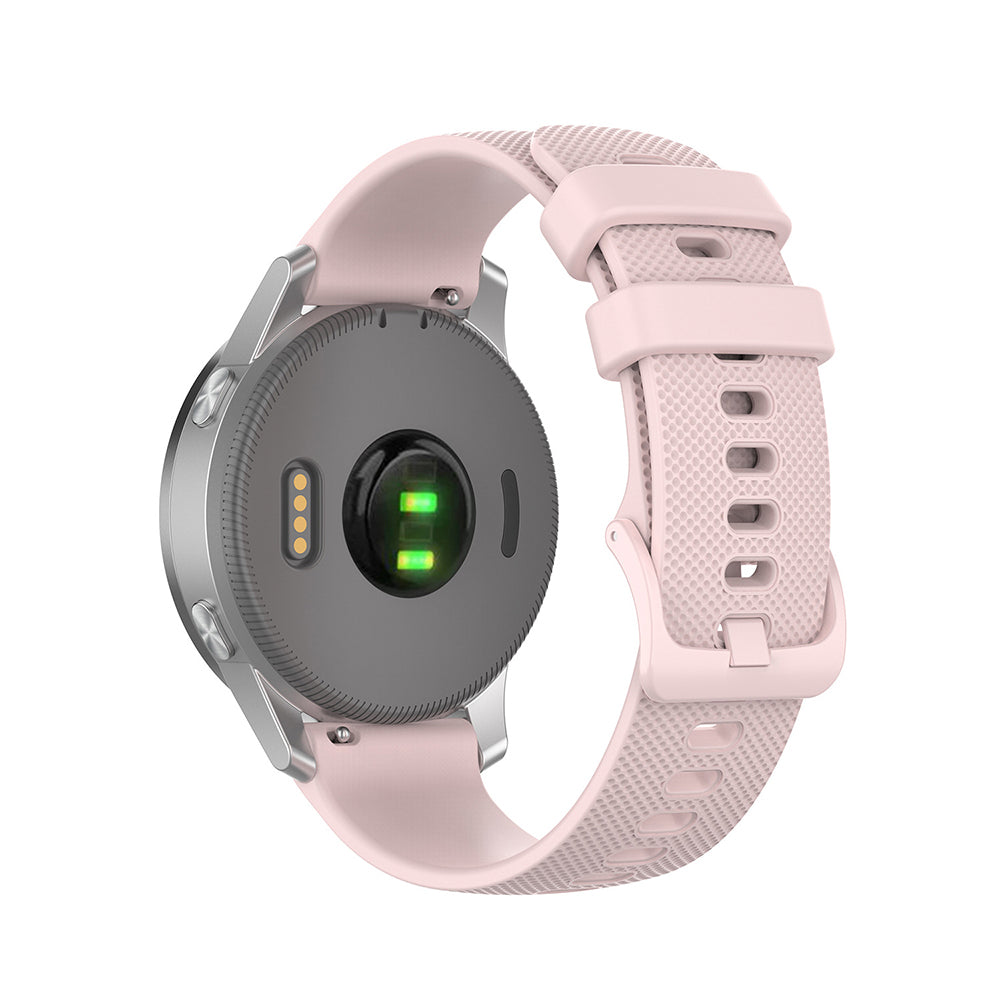 Каишка Techsuit W006 за Huawei Watch / Garmin Watch Series, 18mm, Розовa