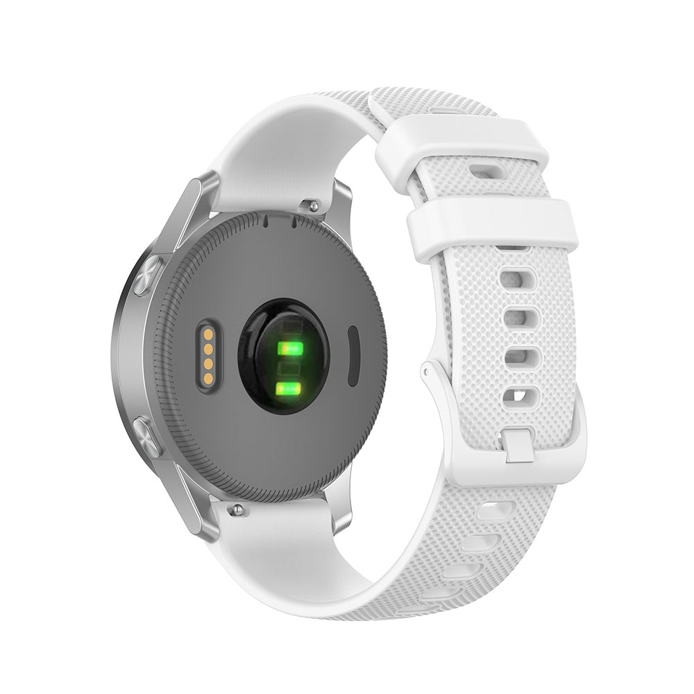 Каишка Techsuit W006 за Huawei Watch / Garmin Watch Series, Бяла