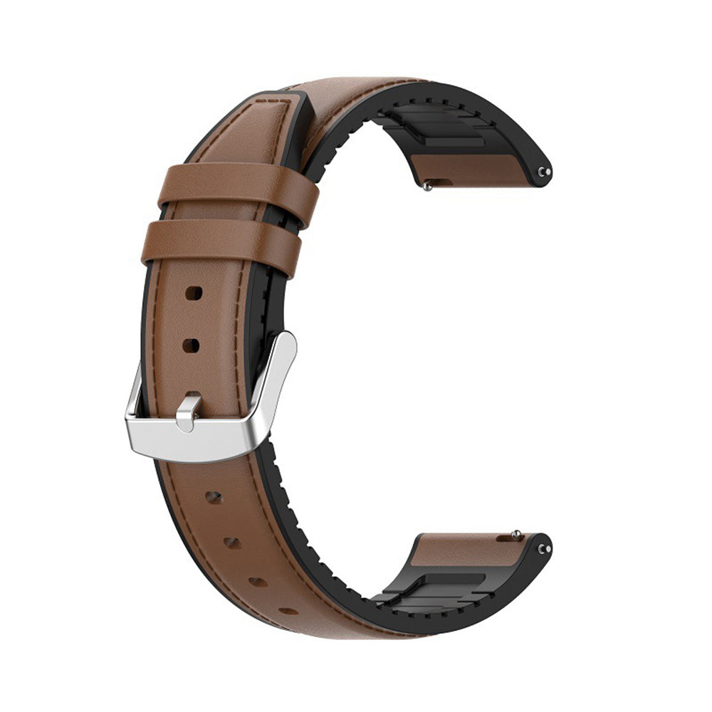 Каишка Techsuit W007 за Samsung Galaxy Watch / Huawei Watch Series, 20mm, Кафява