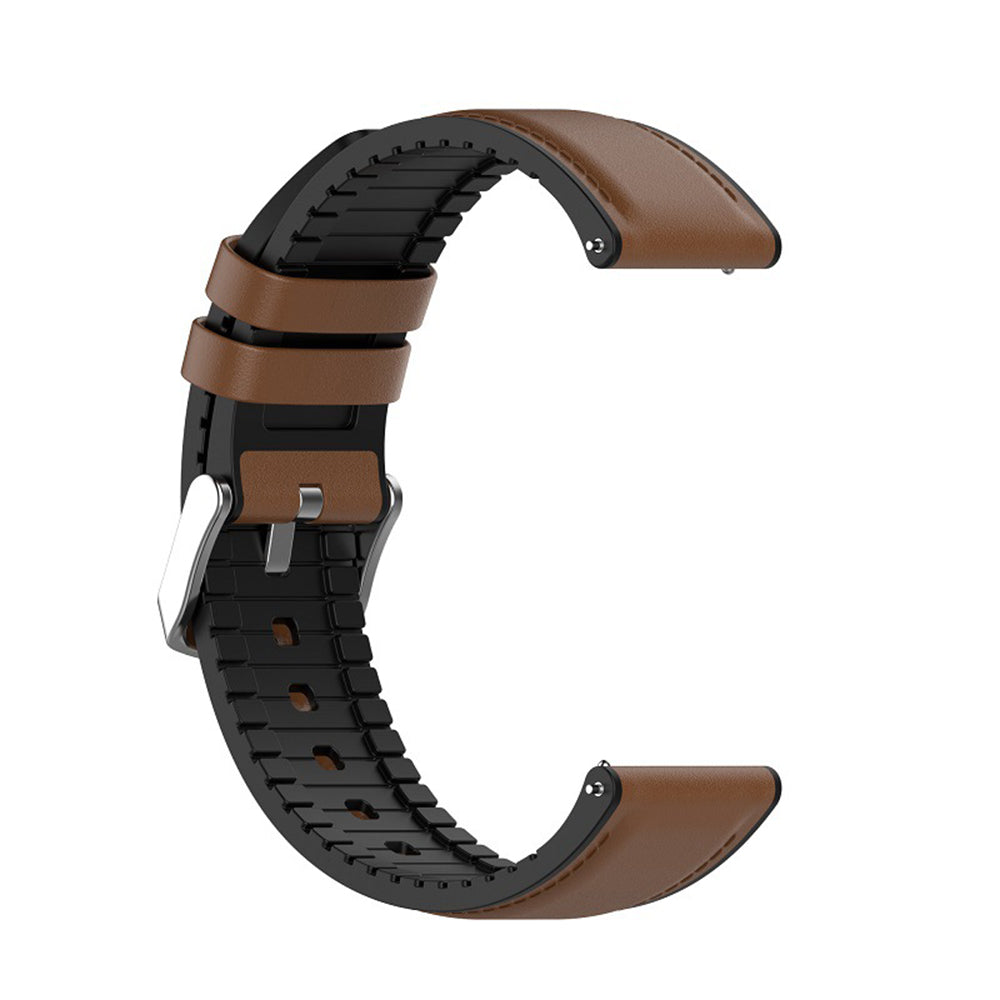 Каишка Techsuit W007 за Samsung Galaxy Watch / Huawei Watch Series, 20mm, Кафява