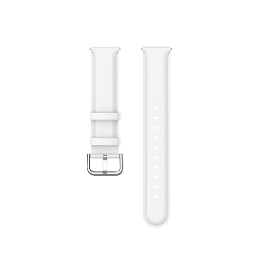 Каишка Techsuit W007PU за Samsung Galaxy Watch / Huawei Watch Series, 20mm, Бяла