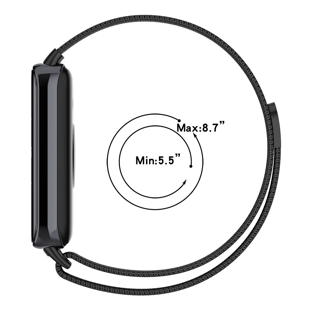 Каишка Techsuit W009 за Honor Band 9, Сребриста