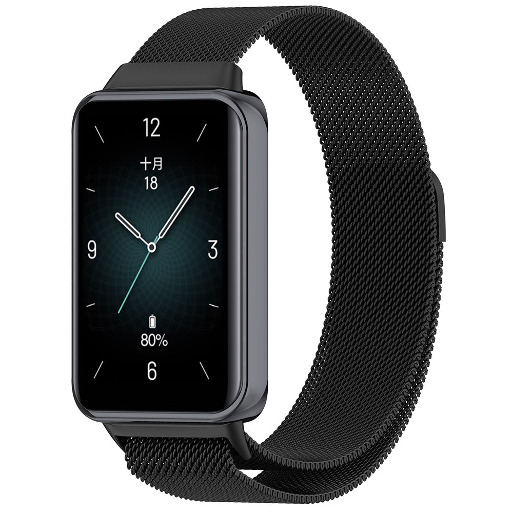 Каишка Techsuit W009 за Honor Band 9, Черна