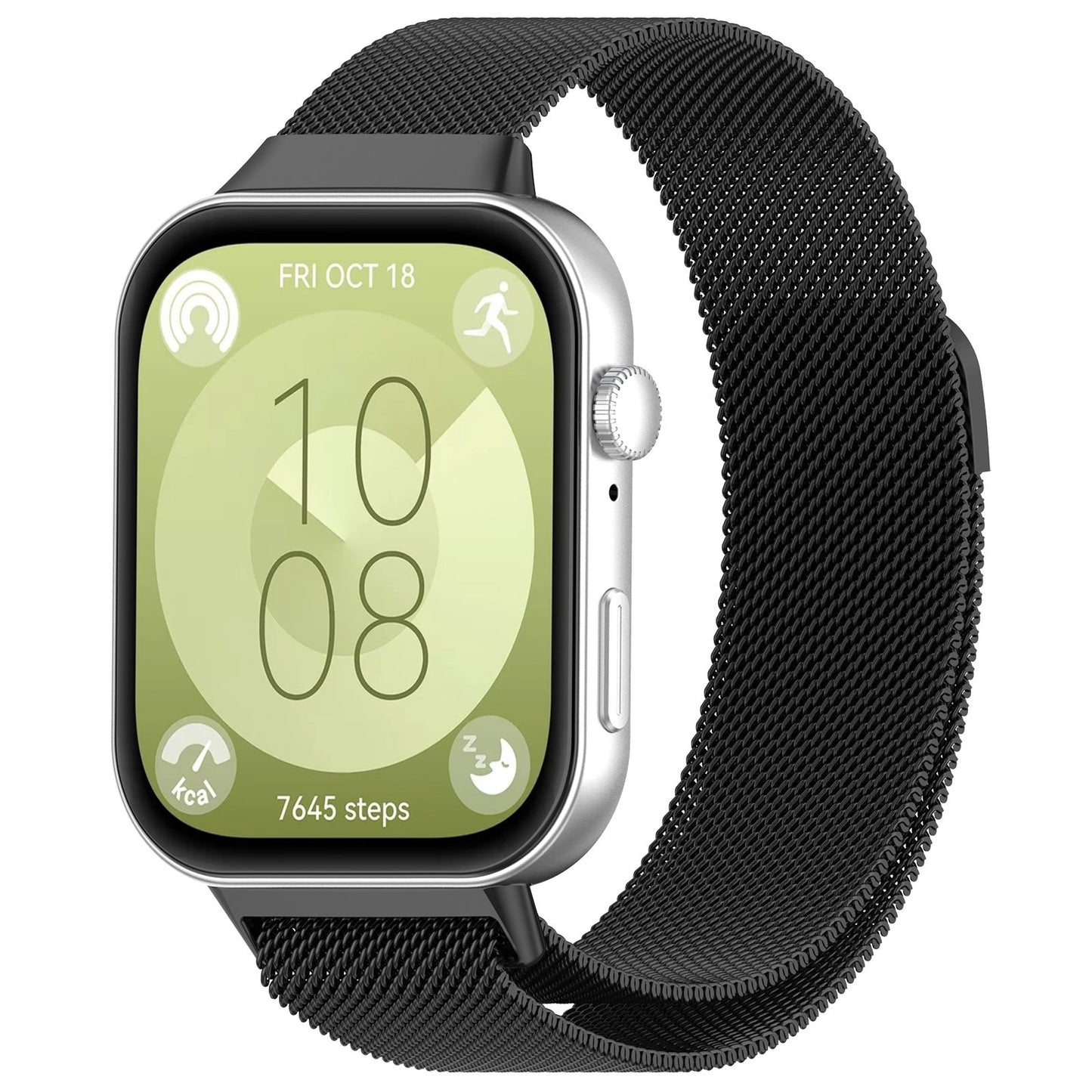 Каишка Techsuit W009 за Huawei Watch Fit 4 Pro / Fit 4 / Fit 3, Черна