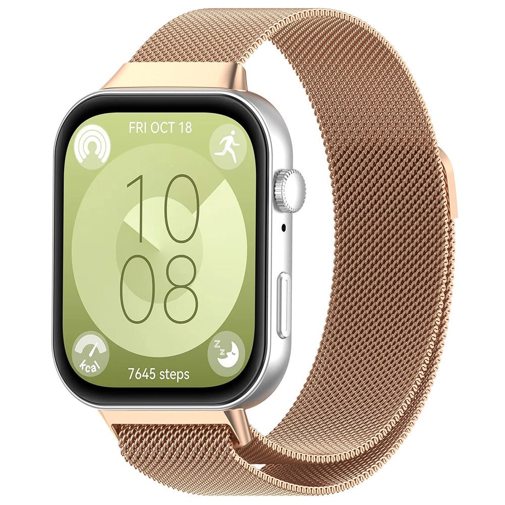 Каишка Techsuit W009 за Huawei Watch Fit 4 Pro / Fit 4 / Fit 3, Розово Злато
