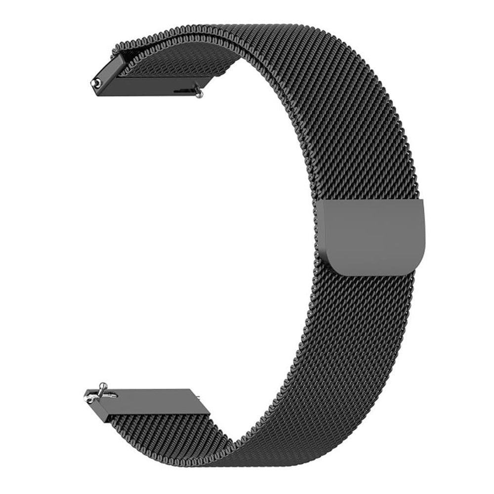 Каишка Techsuit W009 за Huawei Watch / Garmin Watch Series, 18mm, Черна