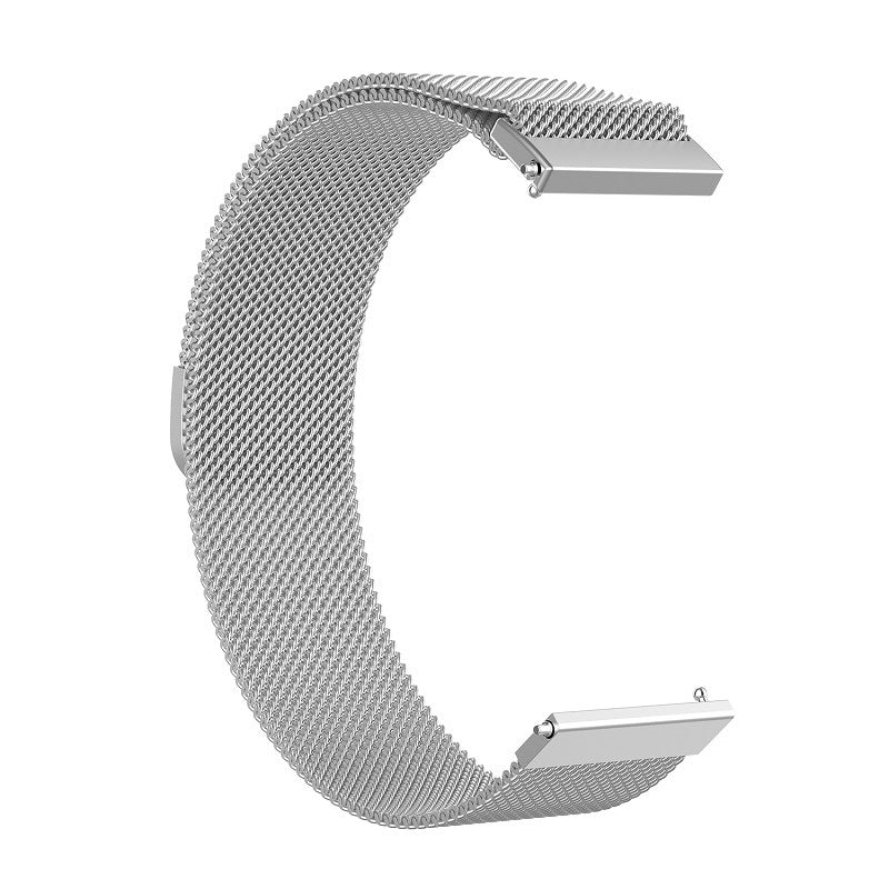 Techsuit W009 Strap for Samsung Galaxy Watch / Huawei Watch Series, 20mm, Silver