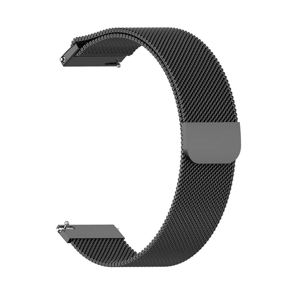 Каишка Techsuit W009 за Samsung Galaxy Watch / Huawei Watch Series, 20mm, Черна