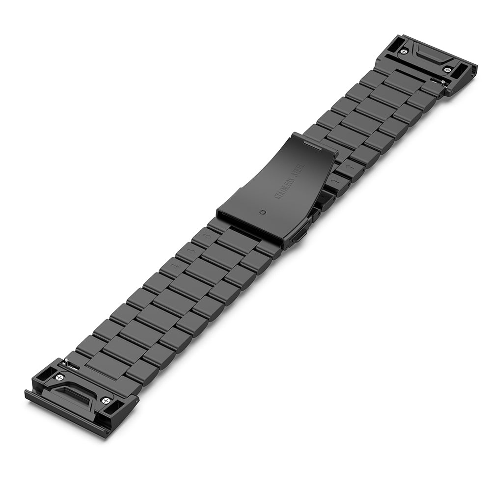 Каишка Techsuit W010 за Garmin Watch Fenix / Forerunner Series, 22mm, Черна