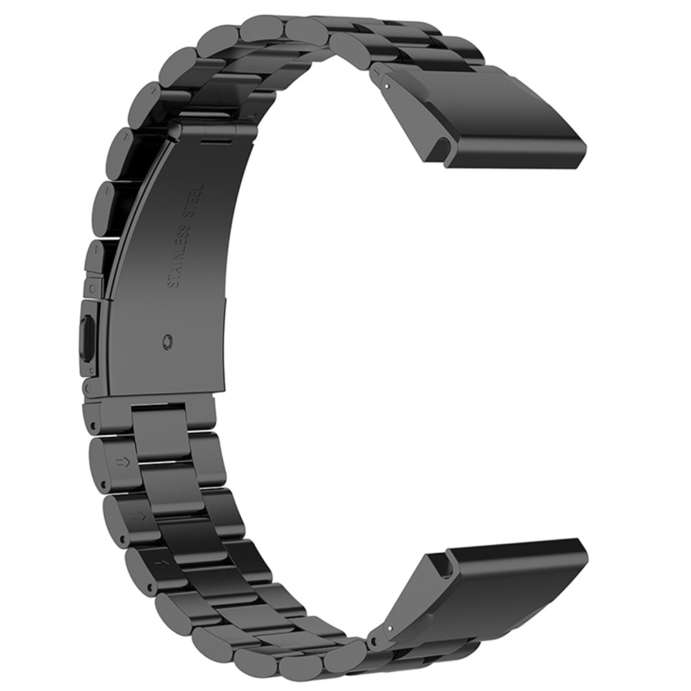 Каишка Techsuit W010 за Garmin Watch Fenix / Forerunner Series, 22mm, Черна