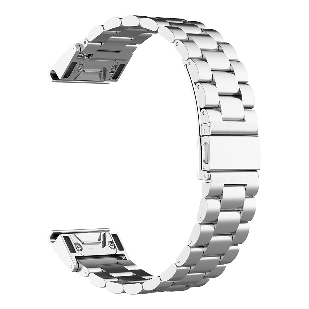 Каишка Techsuit W010 за Garmin Watch Fenix Series, 26mm, Сребриста