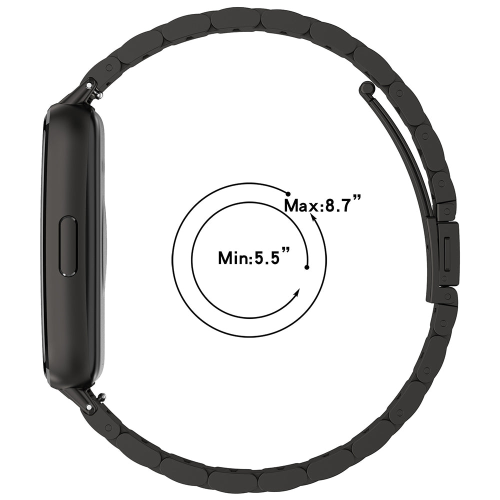 Каишка Techsuit W010 за Huawei Band 11 / 11 Pro, Сребриста