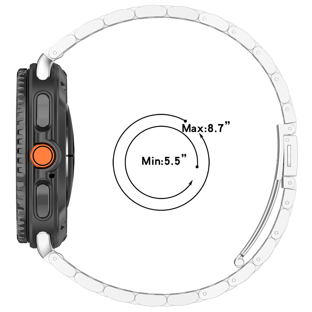 Каишка Techsuit W010 за Samsung Galaxy Watch8 / Watch8 Classic Series, Черна