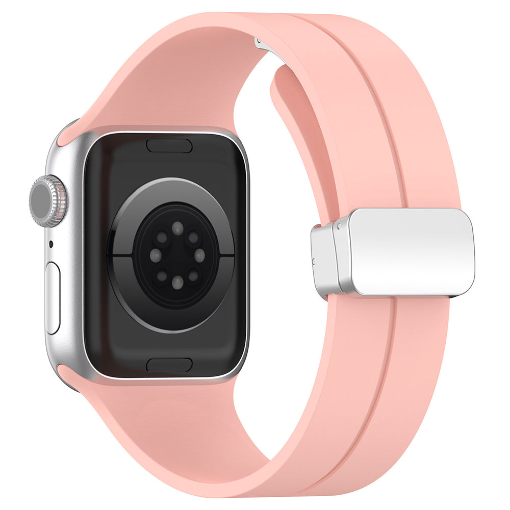 Каишка Techsuit W011 за Apple Watch 49mm / 46mm / 45mm / 44mm / 42mm Series, Розова