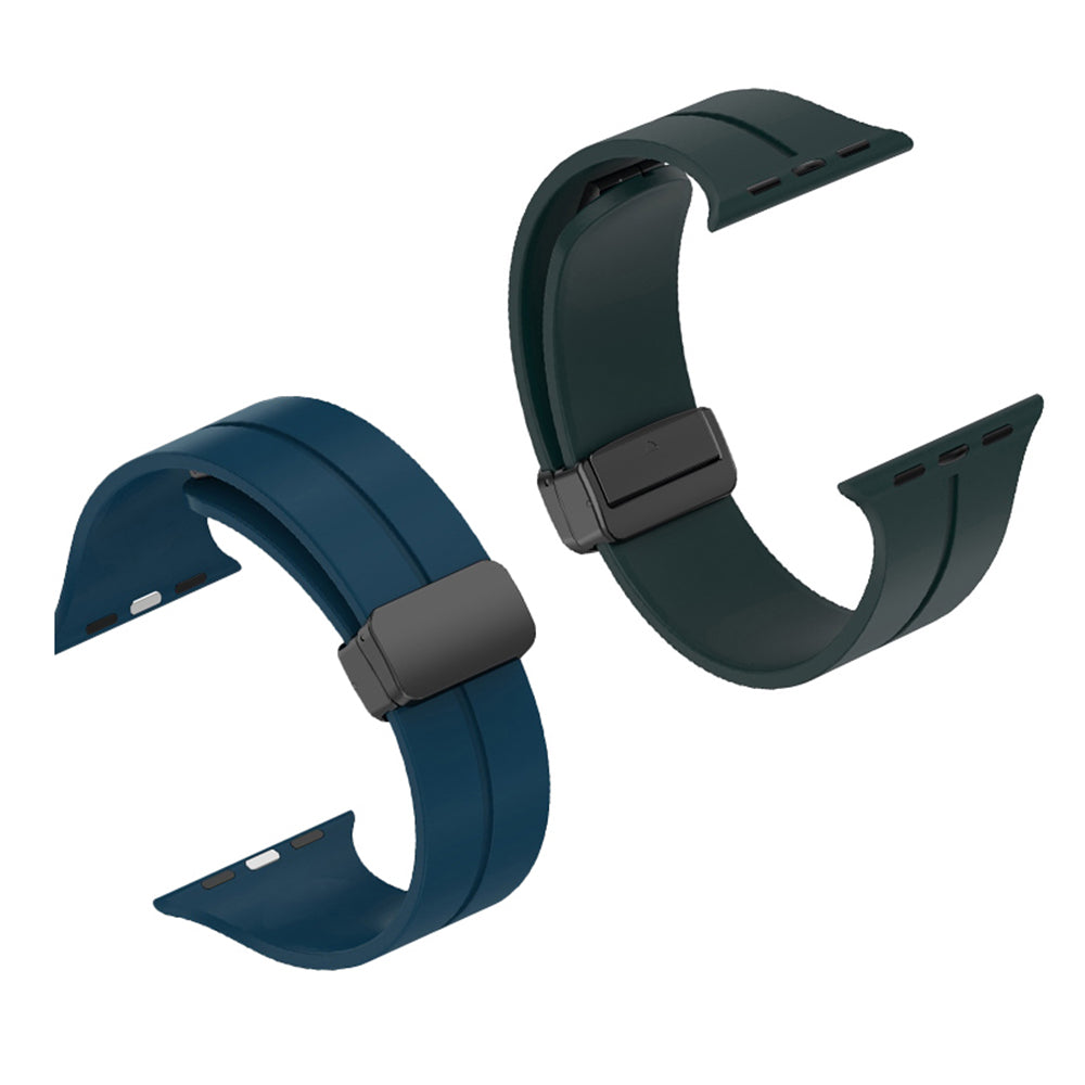 Каишка Techsuit W011 за Apple Watch 49mm / 46mm / 45mm / 44mm / 42mm Series, Розова