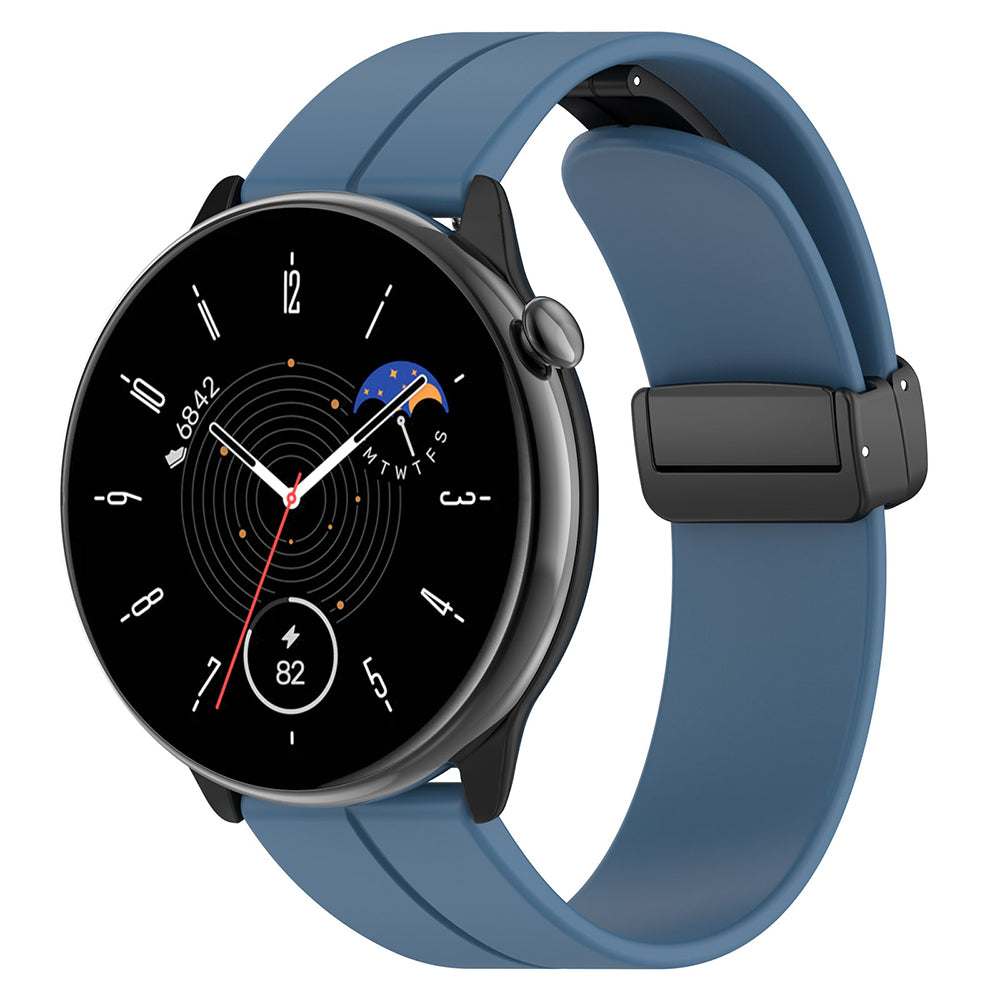Каишка Techsuit W011 за Huawei Watch / Garmin Watch Series, 18mm, Синя