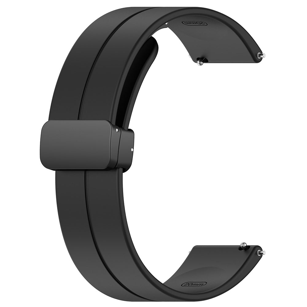 Каишка Techsuit W011 за Huawei Watch / Garmin Watch Series, 18mm, Черна