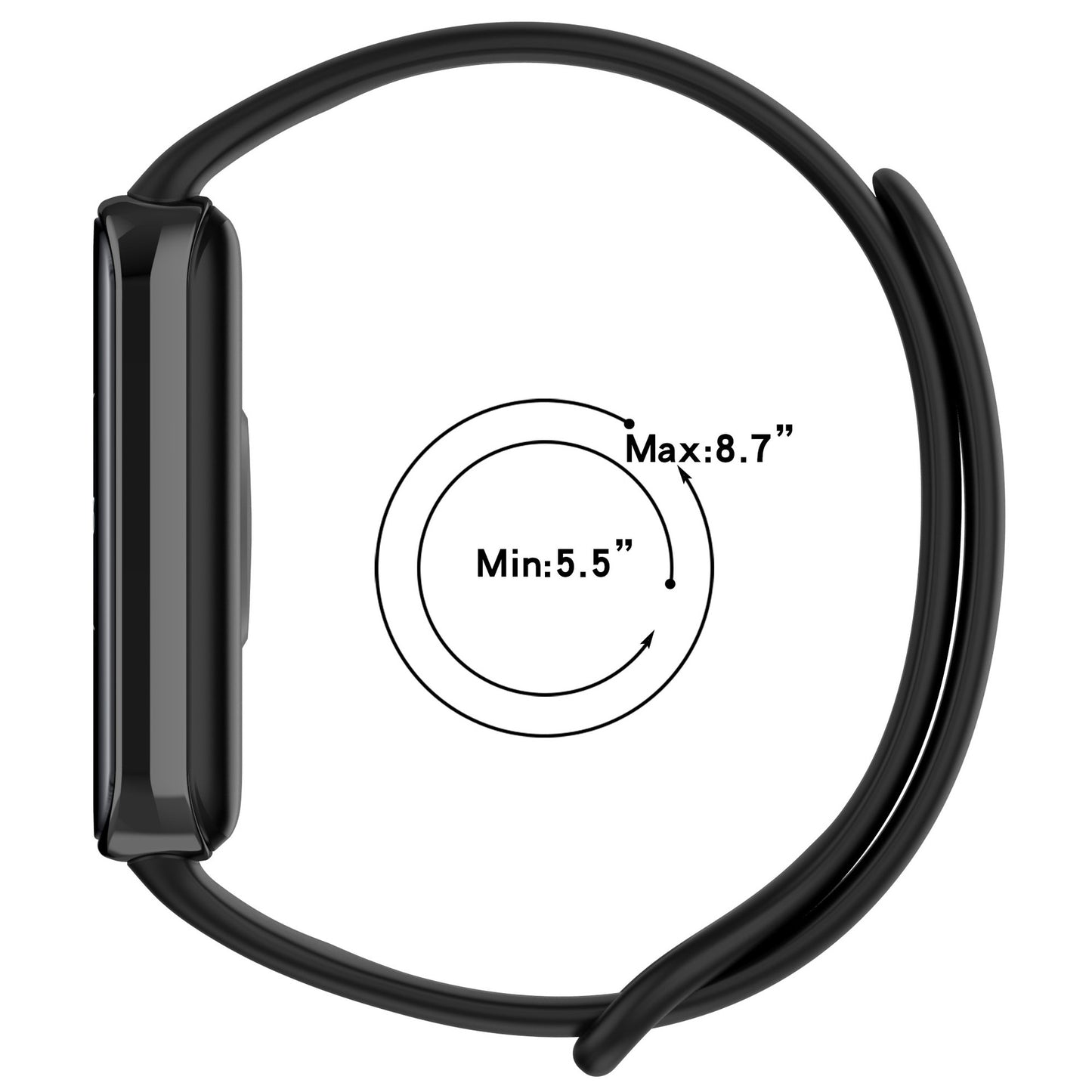 Каишка Techsuit W014 за Honor Band 9, Червена