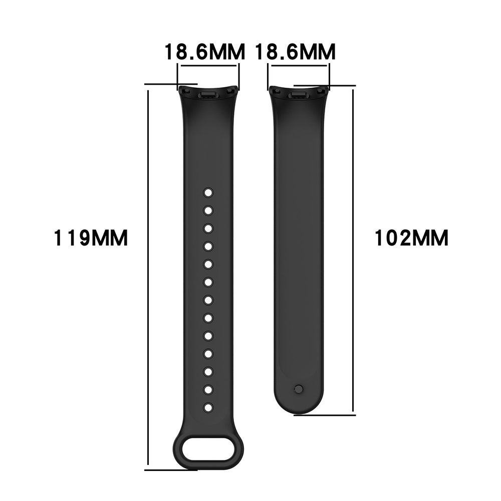 Каишка Techsuit W014 за Xiaomi Smart Band 10 / 9 / 8, Светлосиня