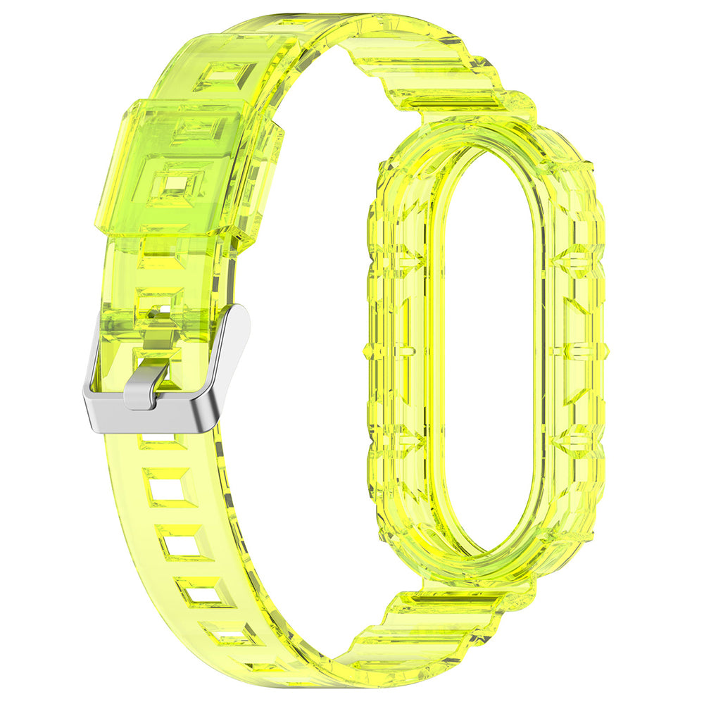 Каишка Techsuit W017 за Xiaomi Smart Band 8, Жълта