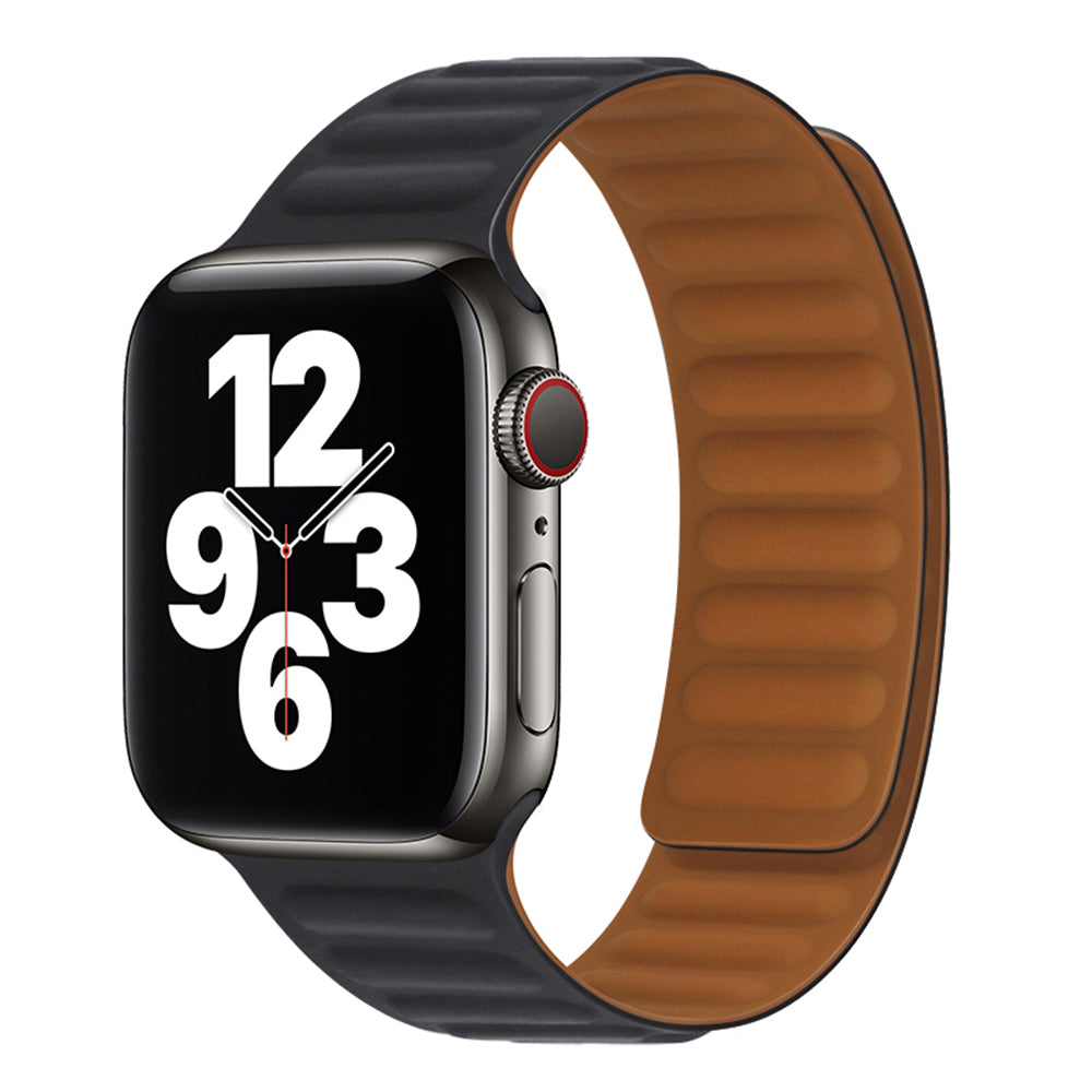 Каишка Techsuit W035 за Apple Watch 49mm / 46mm / 45mm / 44mm / 42mm Series, Черна
