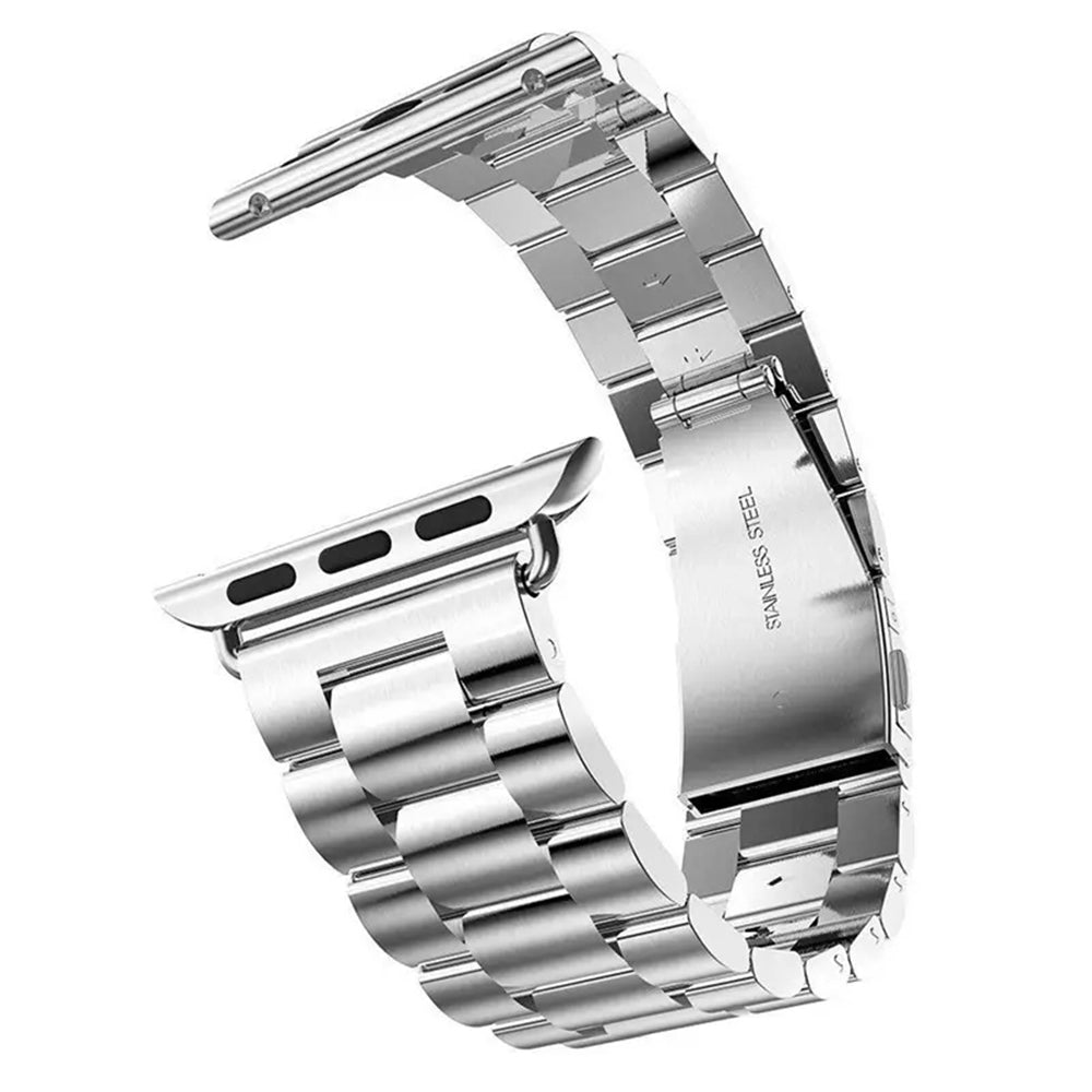 Каишка Techsuit W036 за Apple Watch 49mm / 46mm / 45mm / 44mm / 42mm Series, Сребриста