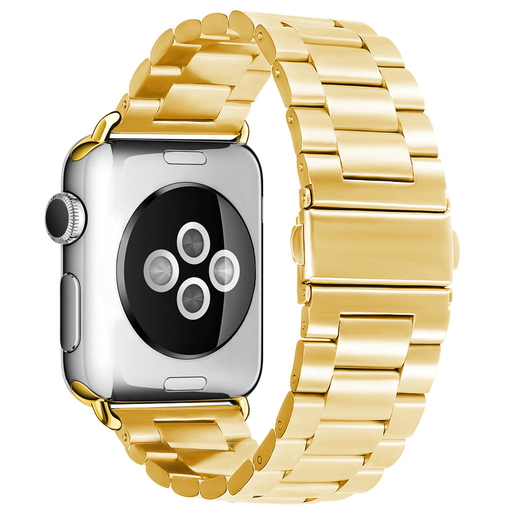 Каишка Techsuit W036 за Apple Watch 49mm / 46mm / 45mm / 44mm / 42mm Series, Златиста