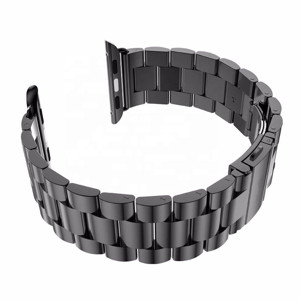Каишка Techsuit W036 за Apple Watch 49mm / 46mm / 45mm / 44mm / 42mm Series, Черна