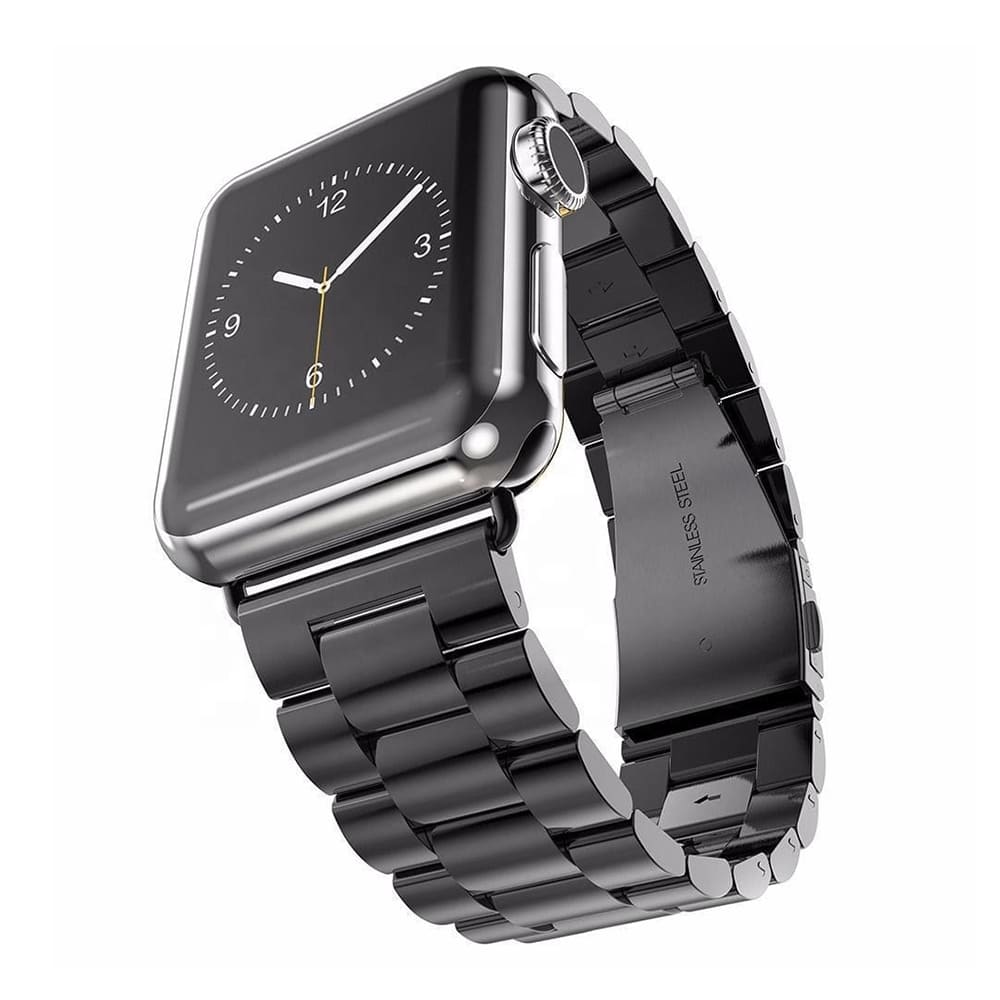 Каишка Techsuit W036 за Apple Watch 49mm / 46mm / 45mm / 44mm / 42mm Series, Черна
